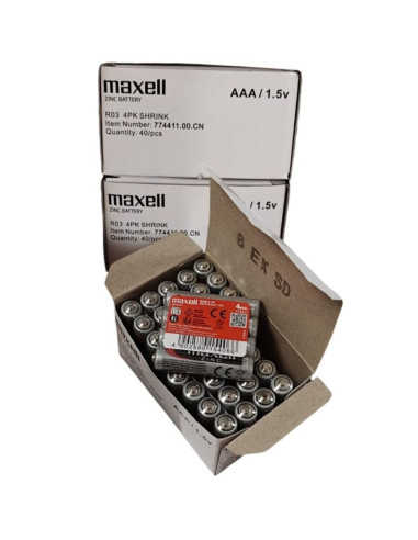 MAXELL - AKUMULIATORIUS SALINA MANGANESO AAA R03 RETRACTIL4