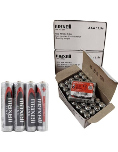 MAXELL - BATTERY SALINA MANGANESO AAA R03 RETRACTIL4