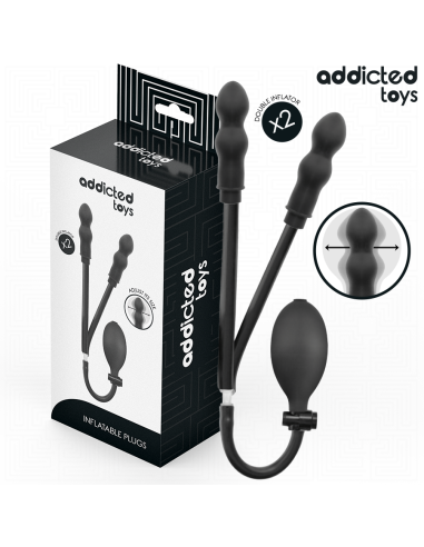 ADDICTED TOYS - INFLATABLE DOUBLE BUTT PLUG MODEL 3