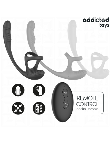 ADDICTED TOYS - ANALINIS KOLIKAS SU VIBRACIJA, 360º SVYRAVIMU IR SĖKLIDĖS STIMULIATORIUMI