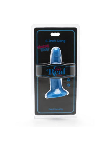 GET REAL - HAPPY DICKS DONG 12 CM BLUE
