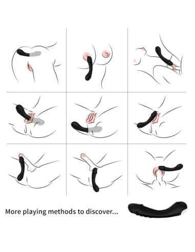 ARMONY - DILDO VIBRATOR G-SPOT SILICONE BLACK