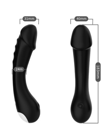 ARMONY - DILDO VIBRATOR G-SPOT SILICONE BLACK