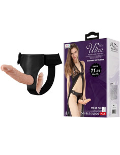 BAILE - YPAČ AISTRINGI DVIGUBI DILDO SU DIRŽAIS 2