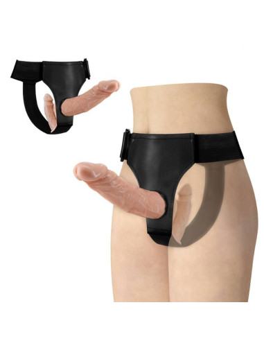 BAILE - YPAČ AISTRINGI DVIGUBI DILDO SU DIRŽAIS