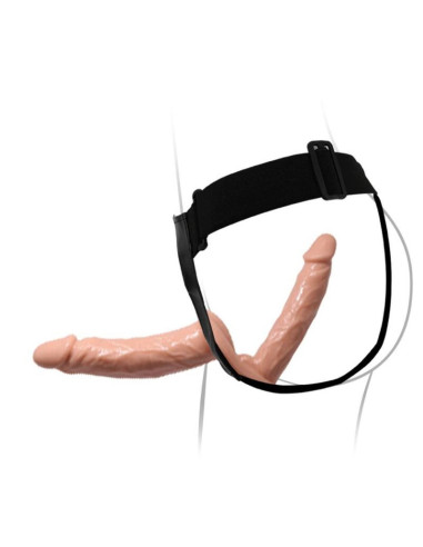 BAILE - YPAČ AISTRINGI DVIGUBI DILDO SU DIRŽAIS