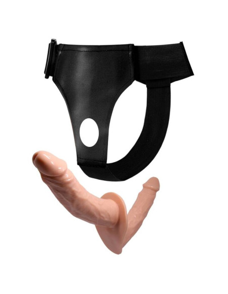 BAILE - YPAČ AISTRINGI DVIGUBI DILDO SU DIRŽAIS