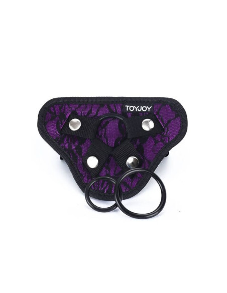 GET REAL - STRAP-ON LACE HARNESS PURPLE