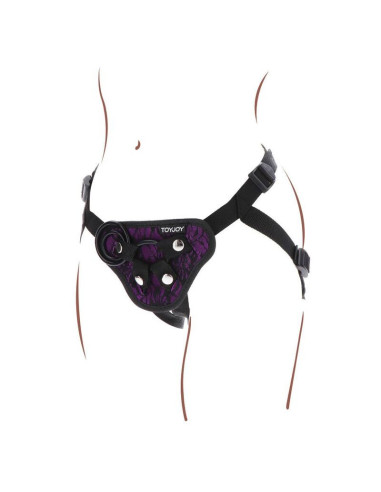GET REAL - STRAP-ON NĖRINĖTINIAI DIRŽAI VIOLETINIAI