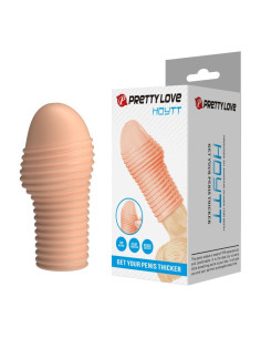 PRETTY LOVE - HOTTT PENIS SLEEVE GET YOUR PENIS THICKER NATURAL COLOR