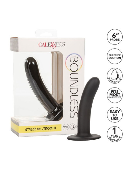 CALEXOTICS - BOUNDLESS DILDO 15,25 CM DIRŽAI SUDERINAMI SU LYGIAI