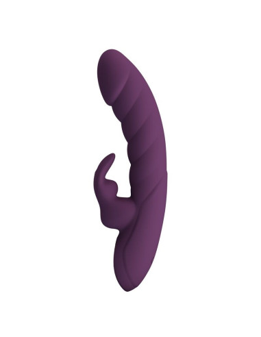 PRETTY LOVE - HARPER RECHARGEABLE RABBIT VIBRATOR 10 FUNCTIONS PURPLE