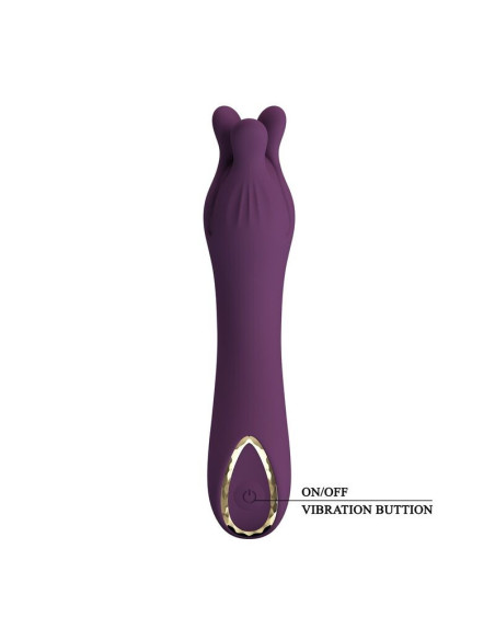 PRETTY LOVE - LUNAO RECHARGEABLE VIBRATOR 10 FUNCTIONS PURPLE