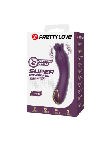 PRETTY LOVE - LUNAO RECHARGEABLE VIBRATOR 10 FUNCTIONS PURPLE