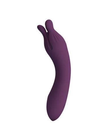 PRETTY LOVE - LUNAO RECHARGEABLE VIBRATOR 10 FUNCTIONS PURPLE