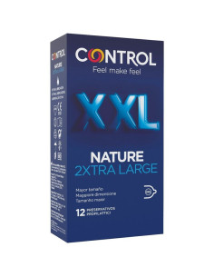 CONTROL - NATURE 2XTRA LARGE XXL CONDOMS - 12 UNITS