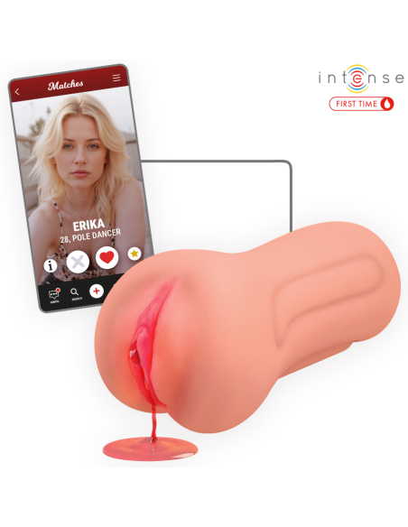 INTENSE FIRST TIME - ERIKA VIRGIN MASTURBATOR WITH BLEEDING