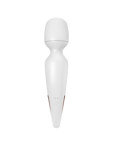 SATISFYER – vibruojantis masažuoklis „WAND ERLAND“, baltas