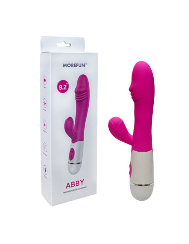 ARMONY - ABBY VIBRATORIUS IR STIMULIATORIUS 16 GREIČIŲ ROŽINIS
