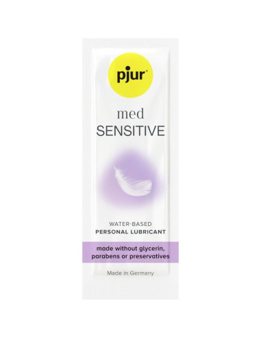 PJUR - MED SENSITIVE GLIDE vandens pagrindo lubrikantas 2 ml