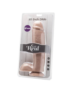 GET REAL - 25,5 CM DILDO SU KAMUOLIUKAIS VIBRATORIUS ODOS RANKENA 2