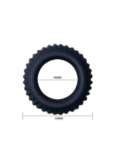 BAILE - TITAN COCKRING BLACK 1.9 CM