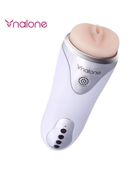 NALONE - MAGO MASTURBATORIUS SU VIBRACIJA, BALTA STIPRIKLA