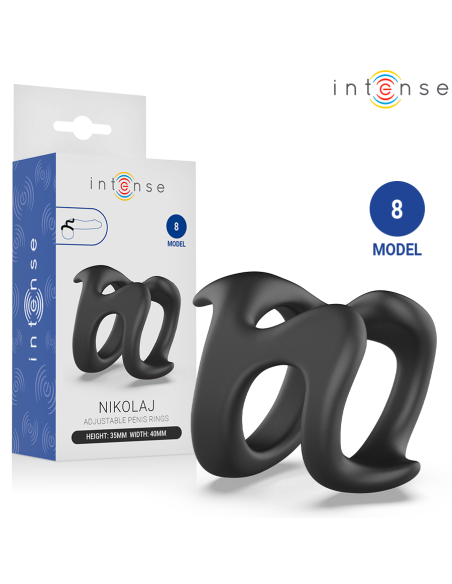 INTENSE - NIKOLAJ ADJUSTABLE PENIS RING MODEL 8