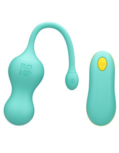 ROMP - CELLO MULTIFUNCTION VIBRATING EGG TURQUOISE REMOTE CONTROL