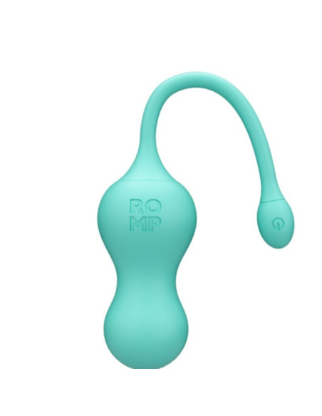 ROMP - CELLO MULTIFUNCTION VIBRATING EGG TURQUOISE REMOTE CONTROL