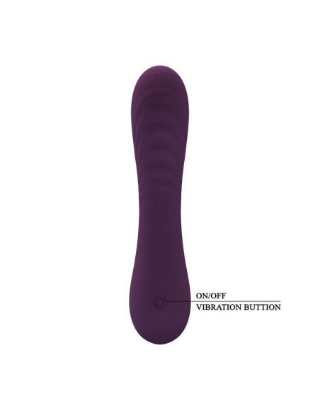 PRETTY LOVE - ALEXISROSE RECHARGEABLE VIBRATOR 10 FUNCTIONS PURPLE