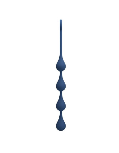 MR PLAY - BLUE SILICONE ANAL BEADS SIZE M 33 CM