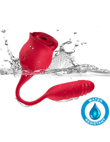 ARMONY - ROSEKNIGTH CLITORIS SUCKER and VIBRATOR RED