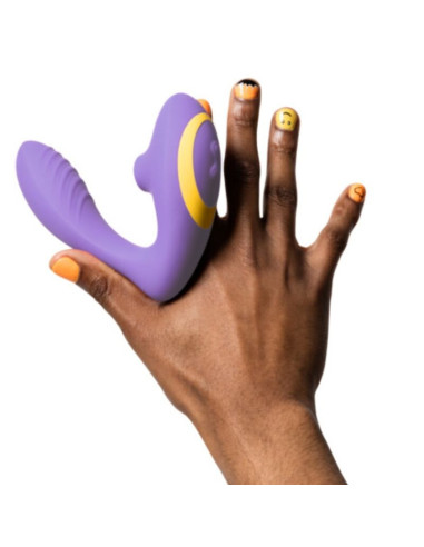 ROMP - REVERB G-SPOT STIMULATOR AND CLITORAL SUCTION DEVICE PURPLE