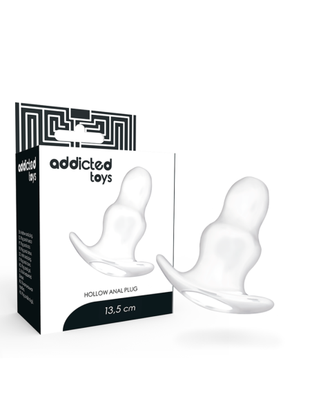ADDICTED TOYS - DIDELIS ANALINIS PLEČIAMASIS VARIKLIS 13 CM - SKAIDRUS