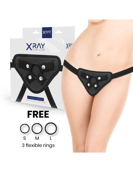 X RAY - Įtvaras su silikoniniais žiedais