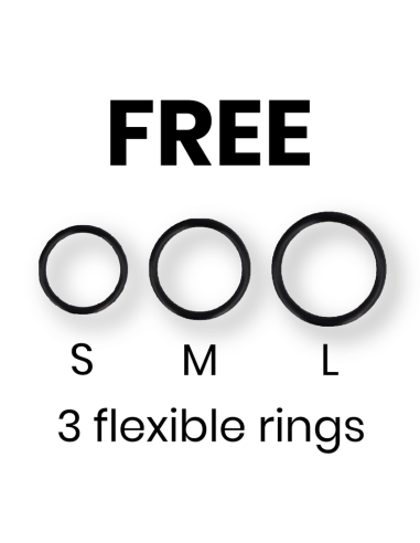 X RAY - HARNESS WITH SILICONE RINGS