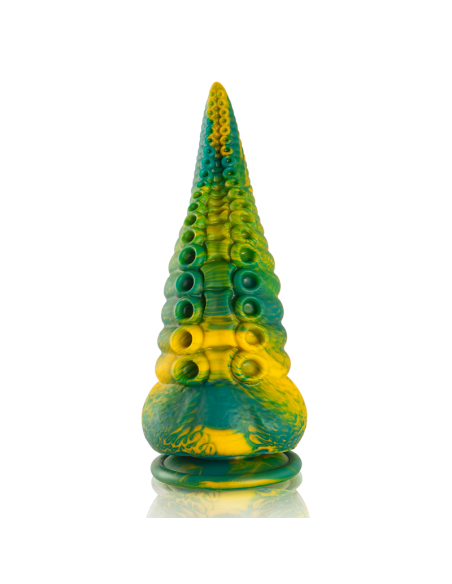 EPIC - CETUS GREEN čiuptuvinis dildo, didelis dydis