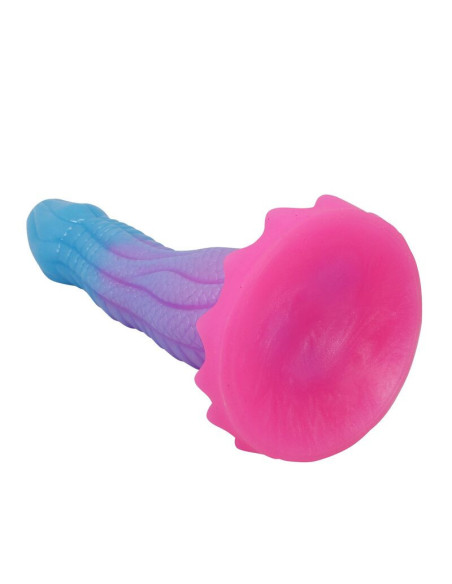 POWER MONSTERS - VOID PYTHON FANTASY DILDO WITH SUCTION CUP 20.5 CM Ø 5.2 CM BLUE, PURPLE and PINK