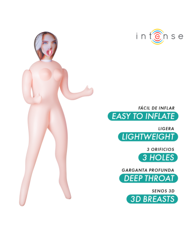 INTENSE LĖLĖS - NICOLE PŪSTINĖ LĖLĖ SU TRIMIS ANGOMIS