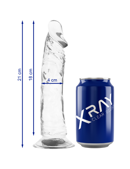X RAY - CLEAR COCK 21 CM -O- 4 CM