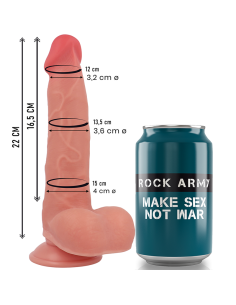 ROCKARMY - SKYSTO SILIKONINIO REINDŽERIO 22 CM - O - 3,6 CM