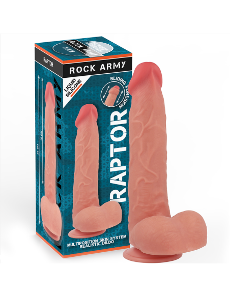 ROCKARMY - SKYSTAS SILIKONINIS RAPTOR 24 CM -O- 4,4 CM