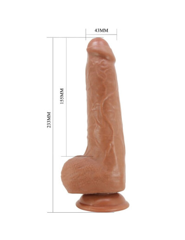 PRETTY LOVE - DRACO REALISTIC DILDO 23 CM MODEL 2 FLESH