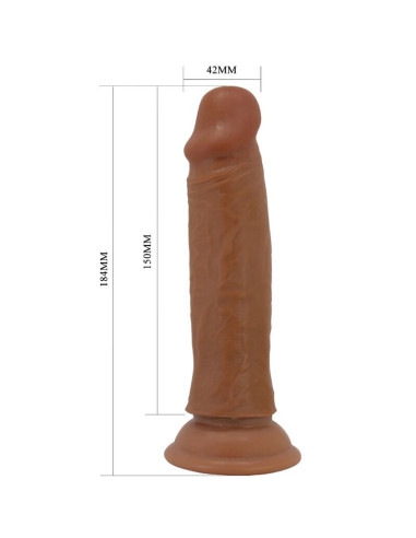 PRETTY LOVE “ – „Quentin Realist“ dildo 18 cm rudas