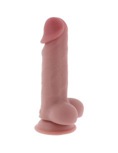 GET REAL - DELUXE REALISTIC PENIS WITH TESTICLES EXTRA THICK 17 CM