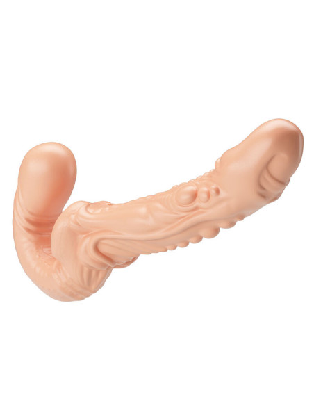 BAILE - EMMA TEXTURED DOUBLE PENETRATION STRAP-ON FLESH