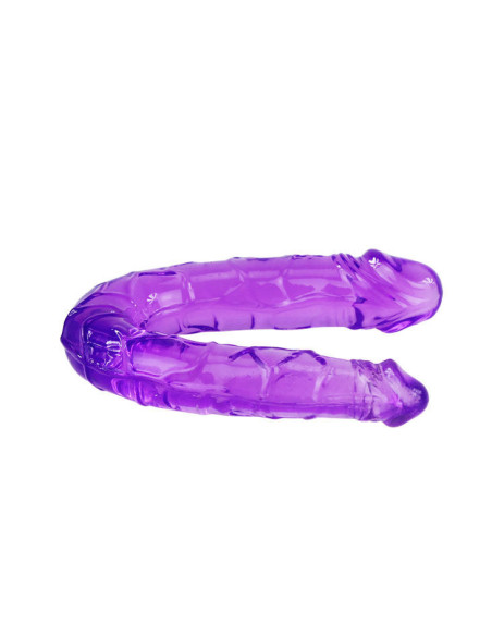 BAILE - Dvigubas dildo alyvinėje lanksčioje želė formoje