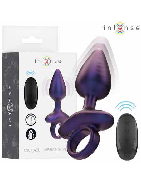 INTENSE - MICHAEL VIBRUOJAMAS ANALINIS KAIŠTIS, MODEL 2, NUOTOLINIO VALDYMO PULTELIS