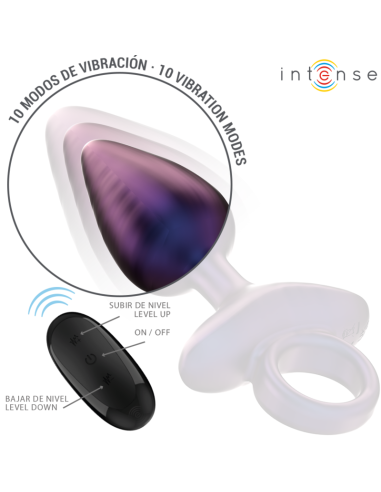 INTENSE - MICHAEL VIBRATING ANAL PLUG MODEL 2 REMOTE CONTROL